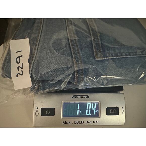 Pilcro & The Letterpress High Rise Flare Jeans Sz 28 Button Fly Cropped Stretchy - Picture 12 of 12